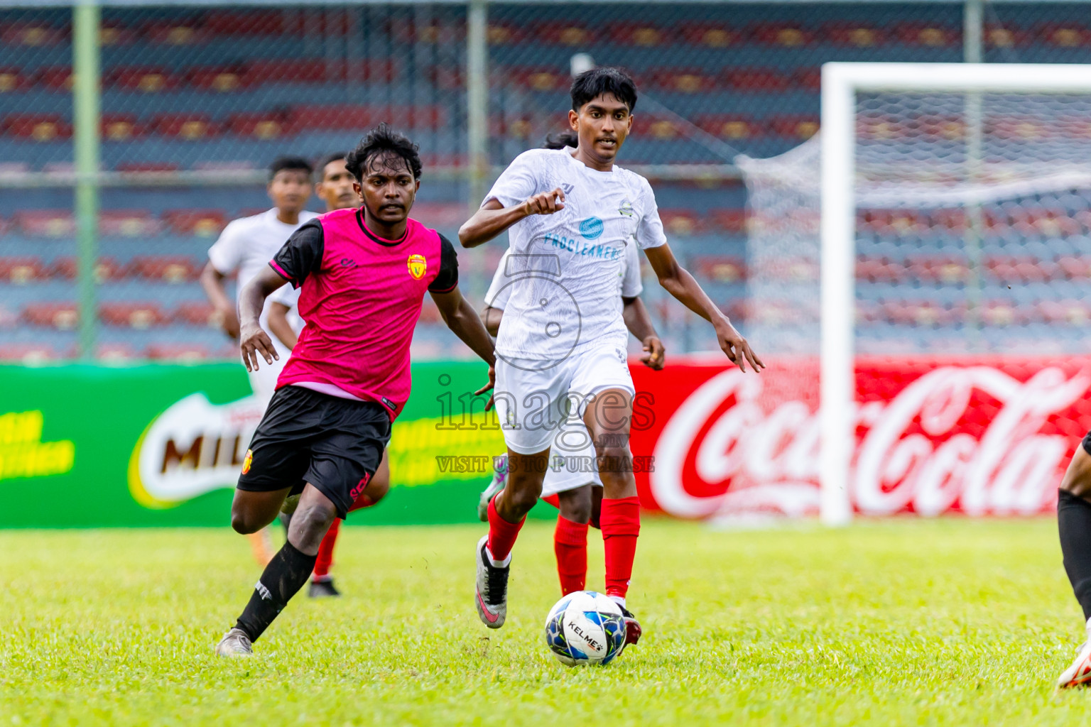 United Victory vs Club Green Street in Day 4 of Under 19 Youth Championship 2024 was held at National Stadium in Male', Maldives on Thursday, 13th June 2024. Photos: Nausham Waheed / images.mv