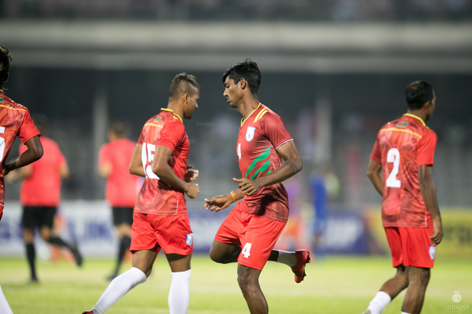 Bhutan vs Bangladesh in SAFF Suzuki Cup 2018 in Dhaka, Bangladesh, Monday, September 04, 2018. (Images.mv Photo/Suadh Abdul Sattar).