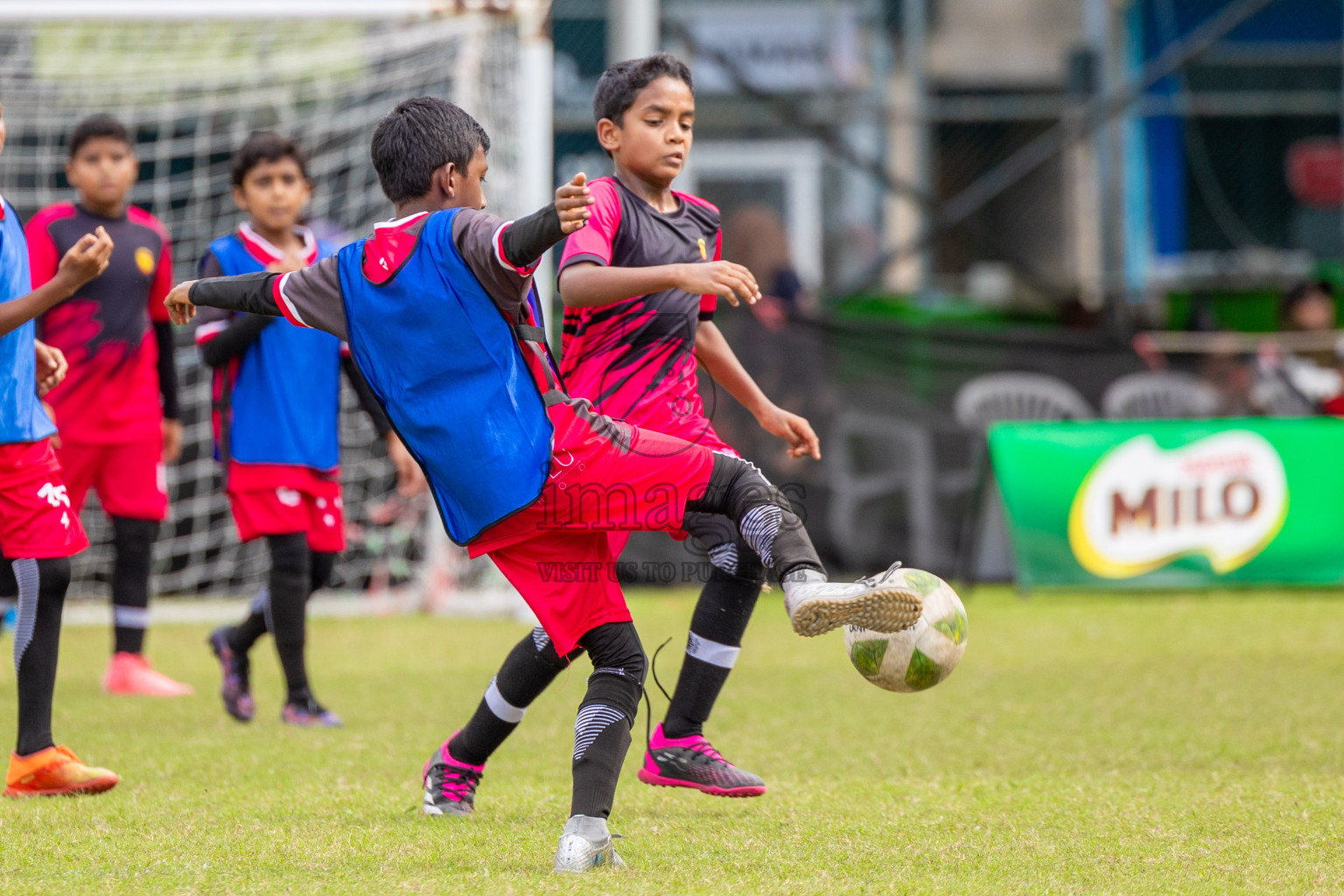 Day 1 of MILO Academy Championship 2024 - U12 was held at Henveiru Grounds in Male', Maldives on Thursday, 4th July 2024. Photos: Shuu Abdul Sattar / images.mv