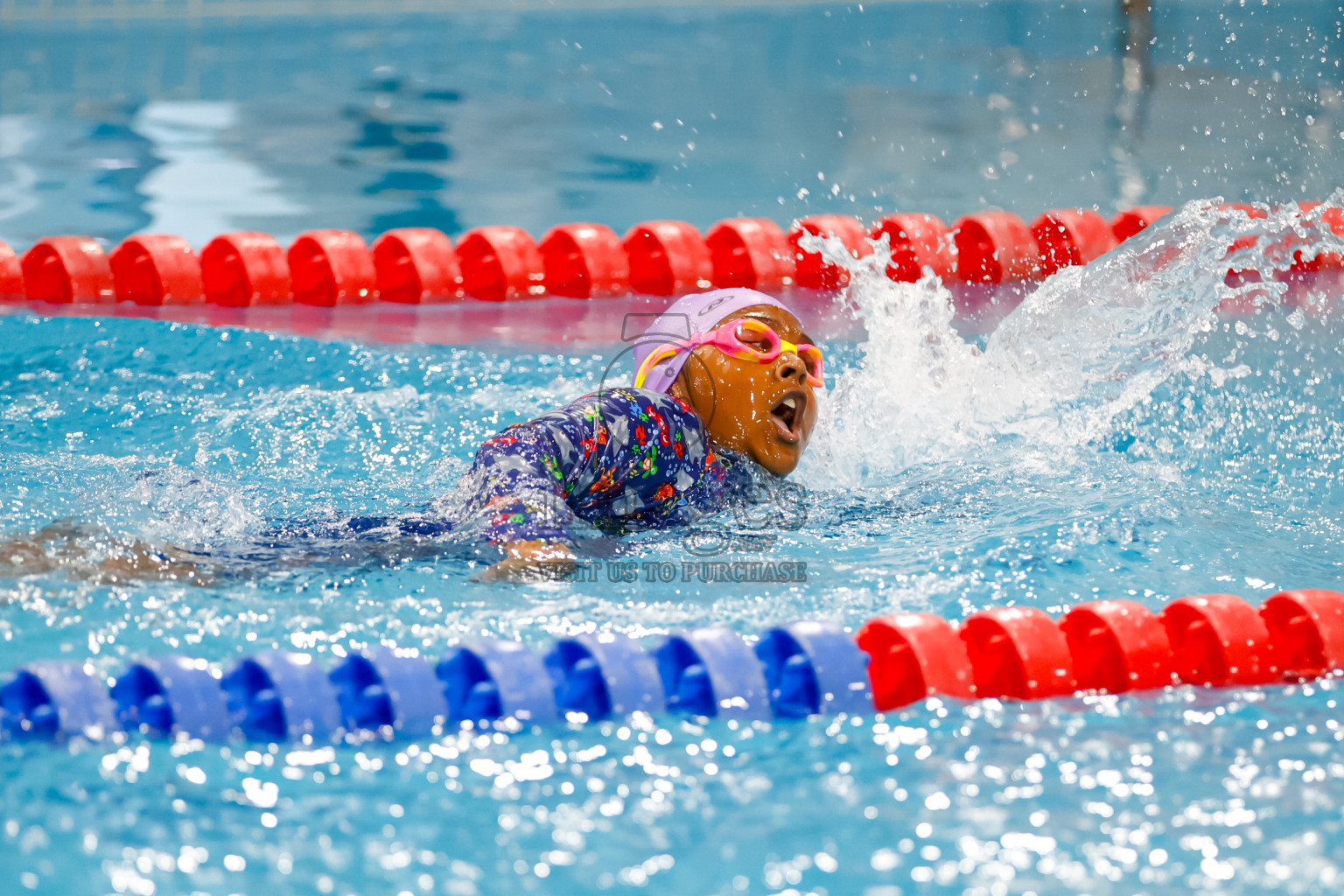 Day 4 of BML 6th National Kids Swimming Kids Festival 2025 held in Hulhumale', Maldives on Thursday, 6th November 2024. 
Photos: Hassan Simah / images.mv