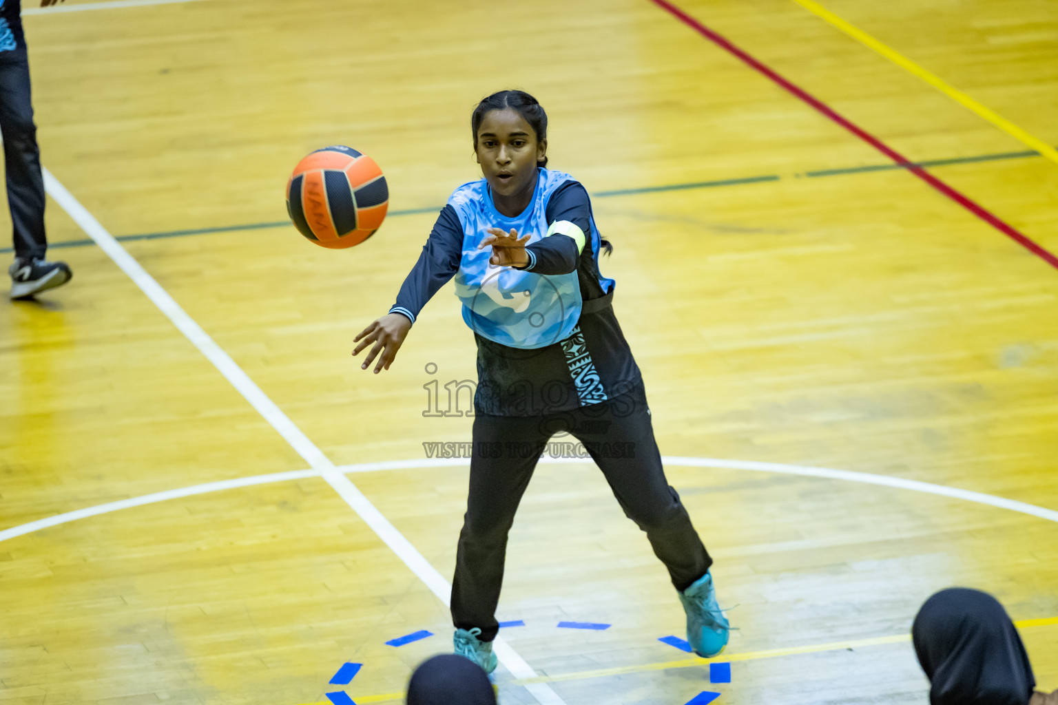 Day 12 of 25th Inter-School Netball Tournament was held in Social Center at Male', Maldives on Thursday, 22nd August 2024.