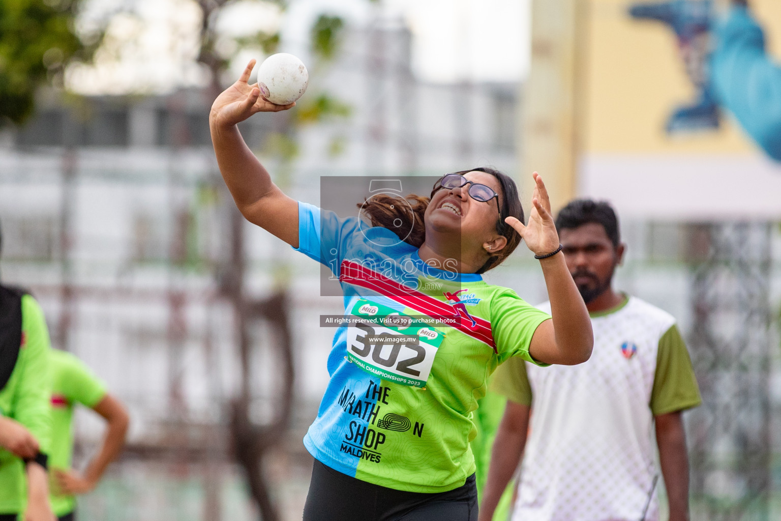 Day 2 of National Athletics Championship 2023 was held in Ekuveni Track at Male', Maldives on Friday, 24th November 2023. Photos: Hassan Simah / images.mv