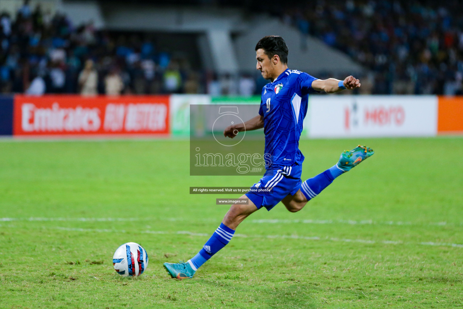 Kuwait vs India in the Final of SAFF Championship 2023 held in Sree Kanteerava Stadium, Bengaluru, India, on Tuesday, 4th July 2023. Photos: Nausham Waheed, Hassan Simah / images.mv