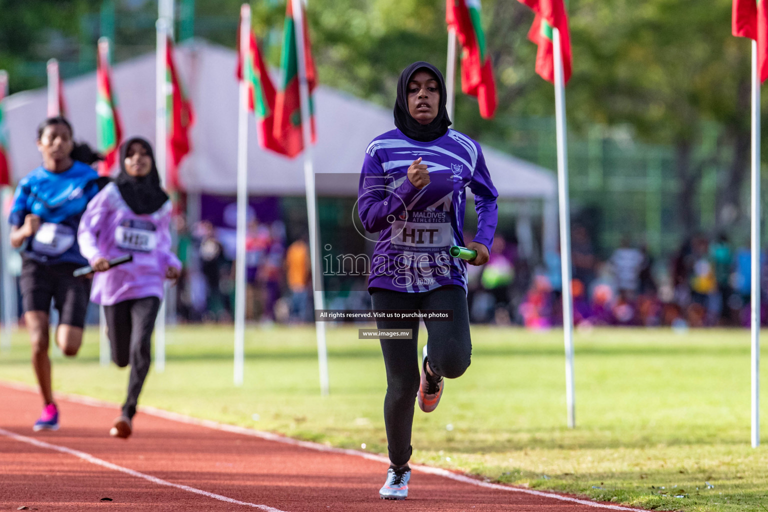 Day 3 of Inter-School Athletics Championship held in Male', Maldives on 25th May 2022. Photos by: Nausham Waheed / images.mv