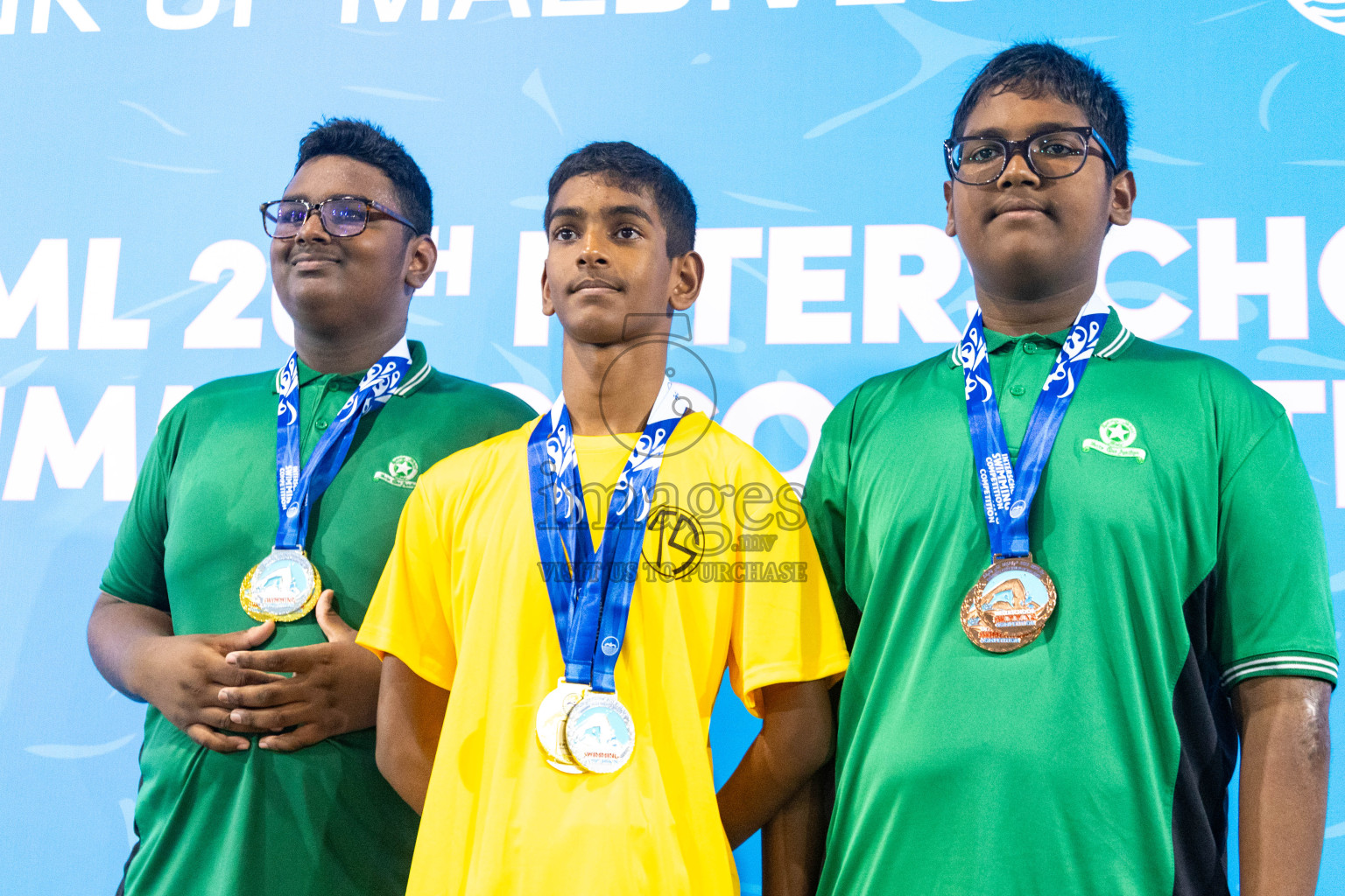 Day 4 of 20th Inter-school Swimming Competition 2024 held in Hulhumale', Maldives on Tuesday, 15th October 2024. Photos: Ismail Thoriq / images.mv