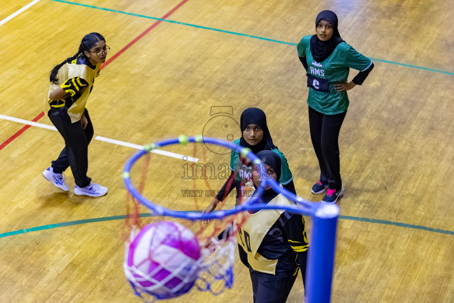 Day 8 of 26th Inter-School Netball Tournament 2025 was held in Social Center Indoor Hall on Sunday, 26th October 2025. Photos: Hassan Simah / images.mv