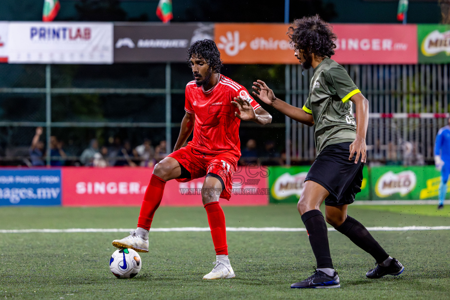 Ooredoo Maldives vs Fahi Rc in Club Maldives Cup 2024 held in Rehendi Futsal Ground, Hulhumale', Maldives on Tuesday, 25th September 2024. Photos: Nausham Waheed/ images.mv