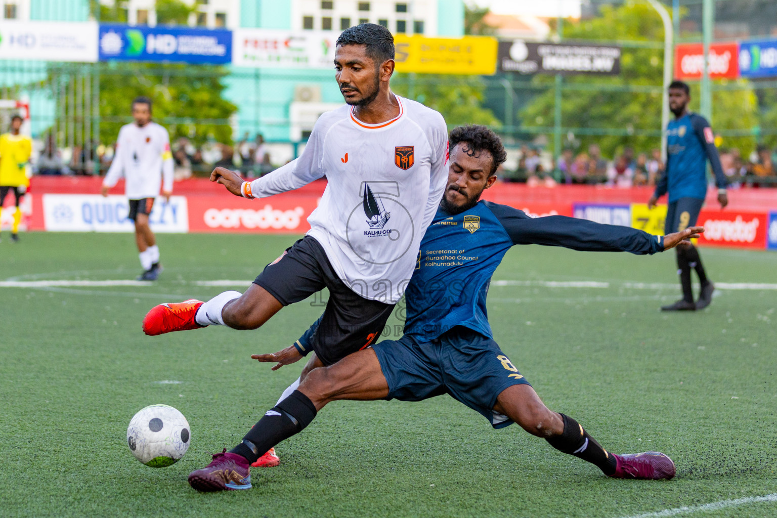 Th. Hirilandhoo VS Th. Guraidhoo in Day 6 of Golden Futsal Challenge 2024 was held on Saturday, 20th January 2024, in Hulhumale', Maldives 
Photos: Hassan Simah / images.mv