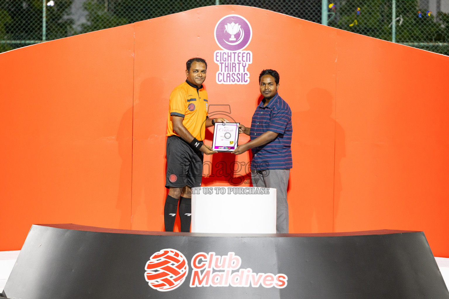 Prison Club vs Team MACL in Eighteen Thirty Classic of Club Maldives 2025 was held in Rehendhi Futsal Ground, Hulhumale', Maldives on Tuesday, 16th September 2025. Photos: Mohamed Mahfooz Moosa / images.mv