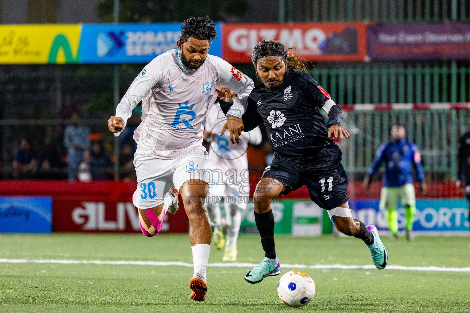 AA Thoddoo vs AA Ukulhas in Day 11 of Golden Futsal Challenge 2025 was held on Wednesday, 15th January 2025, in Hulhumale', Maldives Photos: Nausham Waheed / images.mv