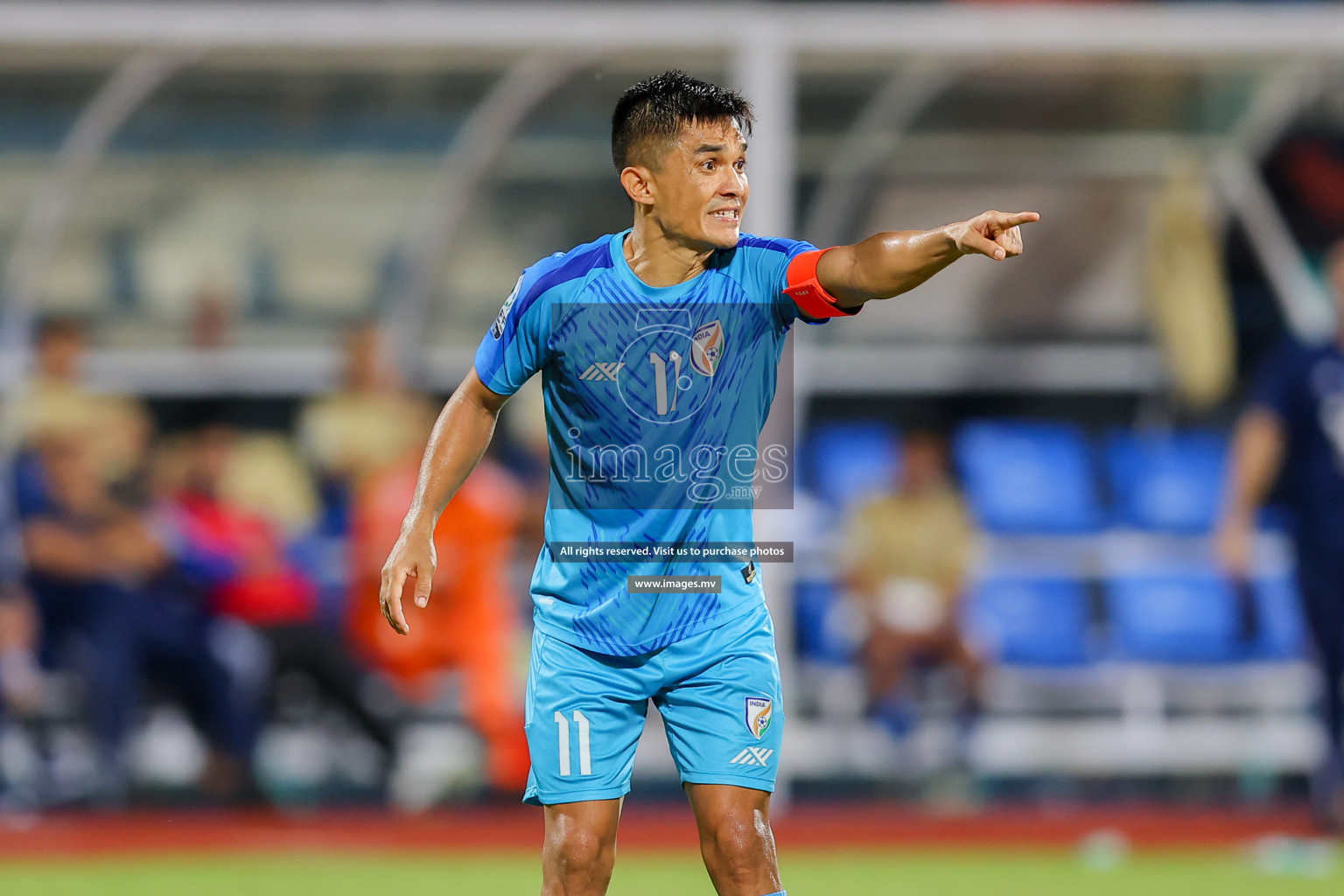 India vs Kuwait in SAFF Championship 2023 held in Sree Kanteerava Stadium, Bengaluru, India, on Tuesday, 27th June 2023. Photos: Nausham Waheed, Hassan Simah / images.mv