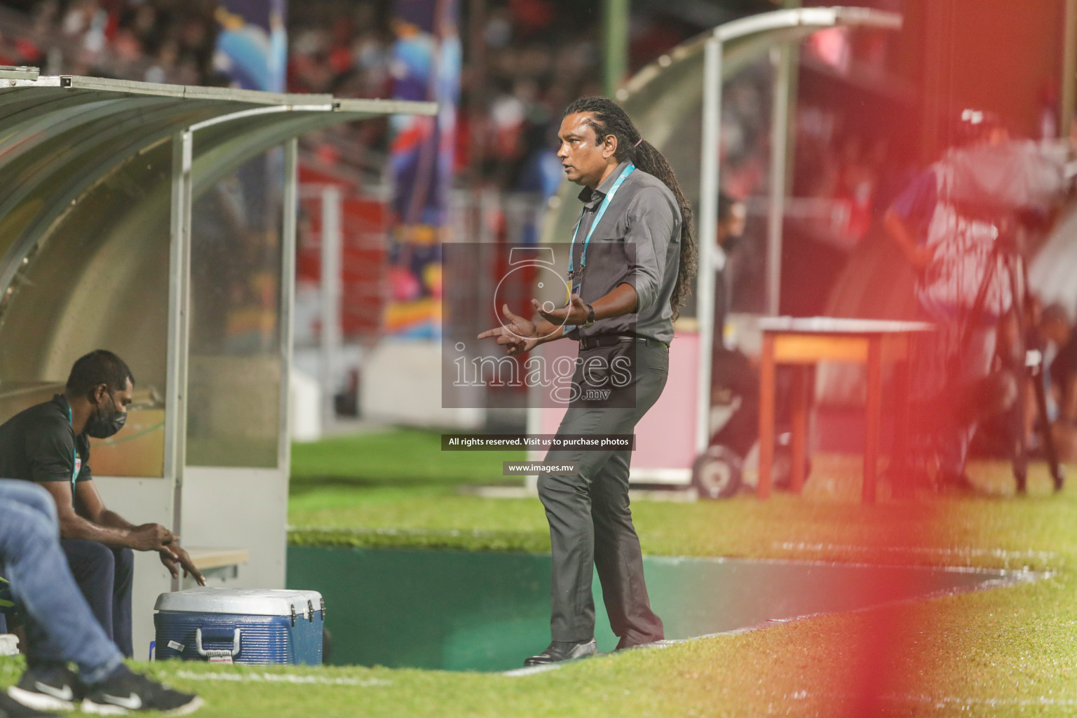 Maldives vs Nepal in SAFF Championship 2021 held on 1st October 2021 in Galolhu National Stadium, Male', Maldives