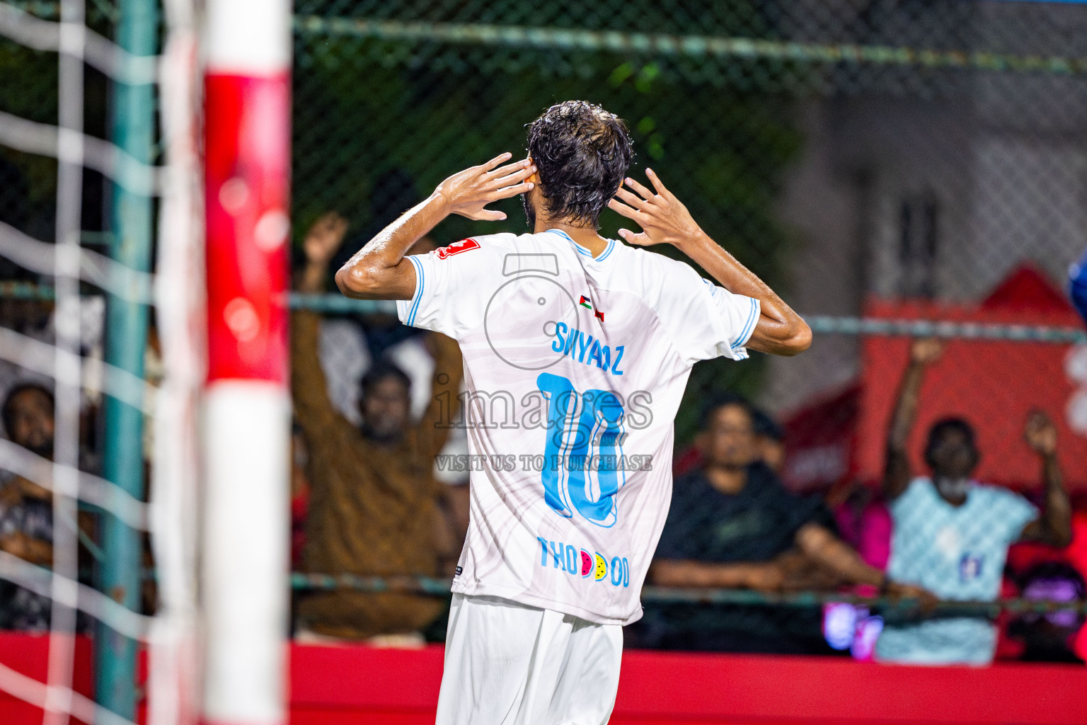 AA Thoddoo vs AA Ukulhas in Day 11 of Golden Futsal Challenge 2025 was held on Wednesday, 15th January 2025, in Hulhumale', Maldives Photos: Nausham Waheed / images.mv
