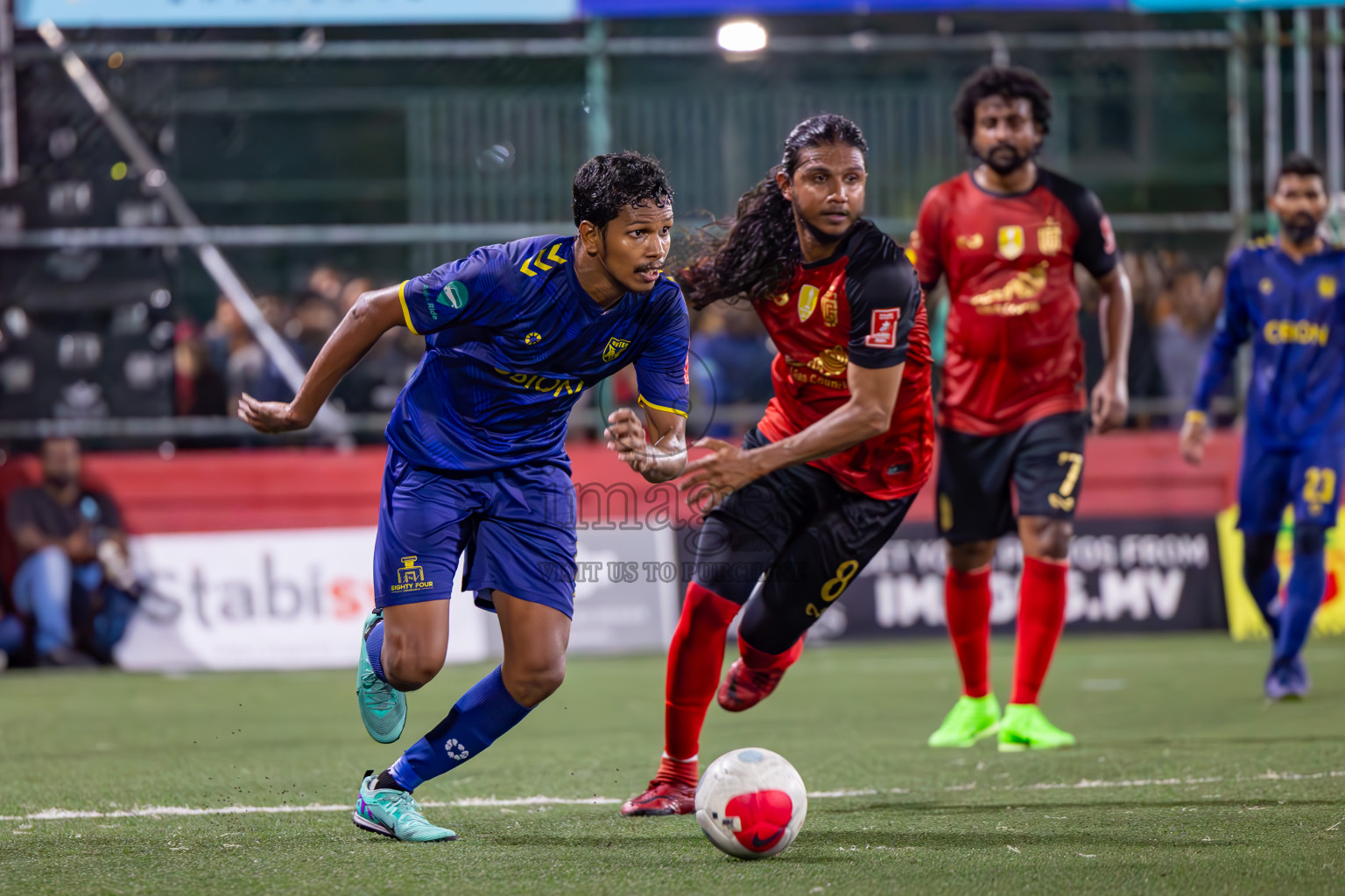 B Eydhafushi vs L Gan in the Final of Golden Futsal Challenge 2024 was held on Thursday, 7th March 2024, in Hulhumale', Maldives 
Photos: Ismail Thoriq / images.mv