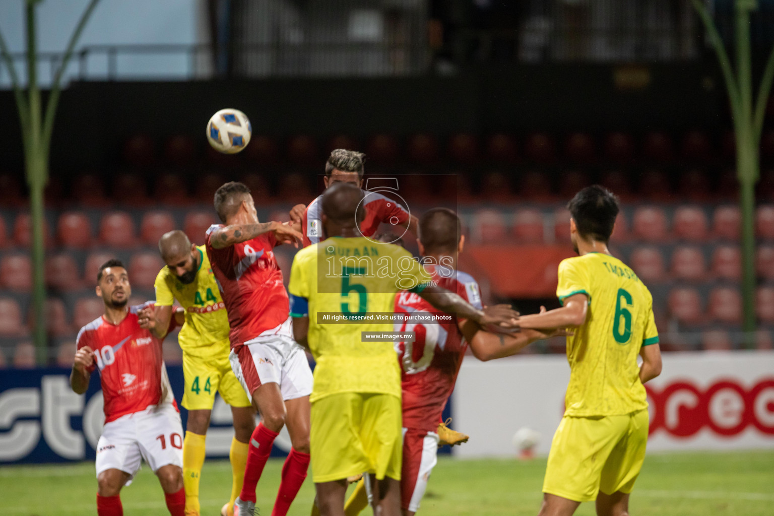 AFC Cup 2021 - Bashundhara Kings vs Maziya SRC in Male', Maldives on 18 August 2021.