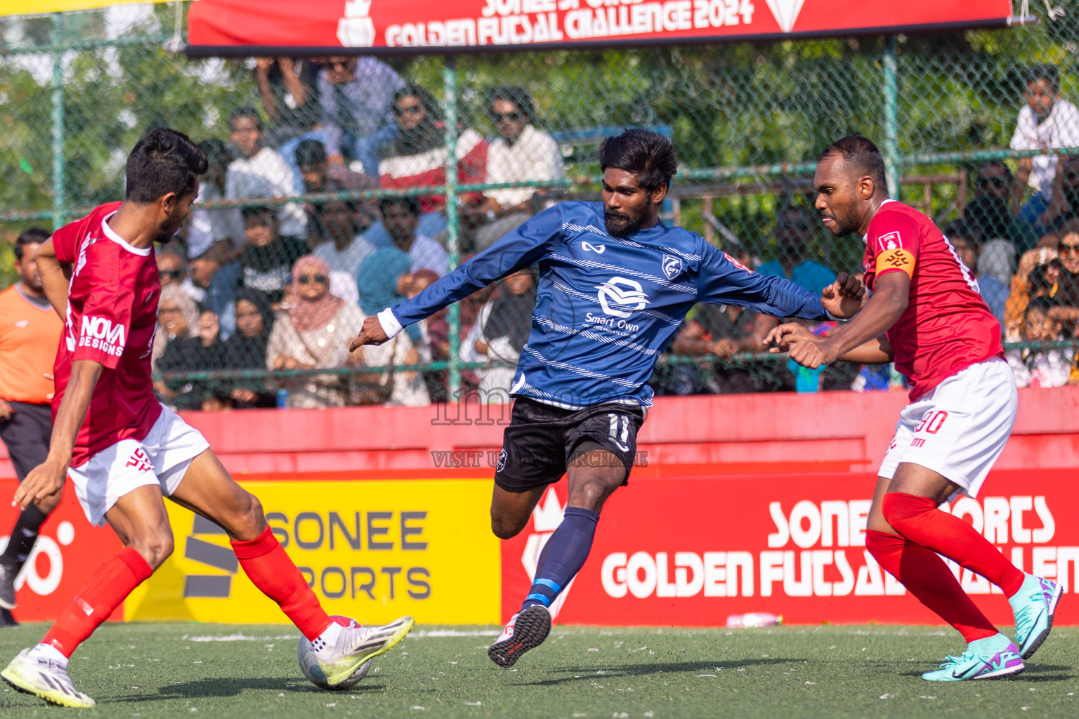 K Gaafaru vs K Kaashidhoo in Day 19 of Golden Futsal Challenge 2024 was held on Friday, 2nd February 2024, in Hulhumale', Maldives
Photos: Ismail Thoriq / images.mv