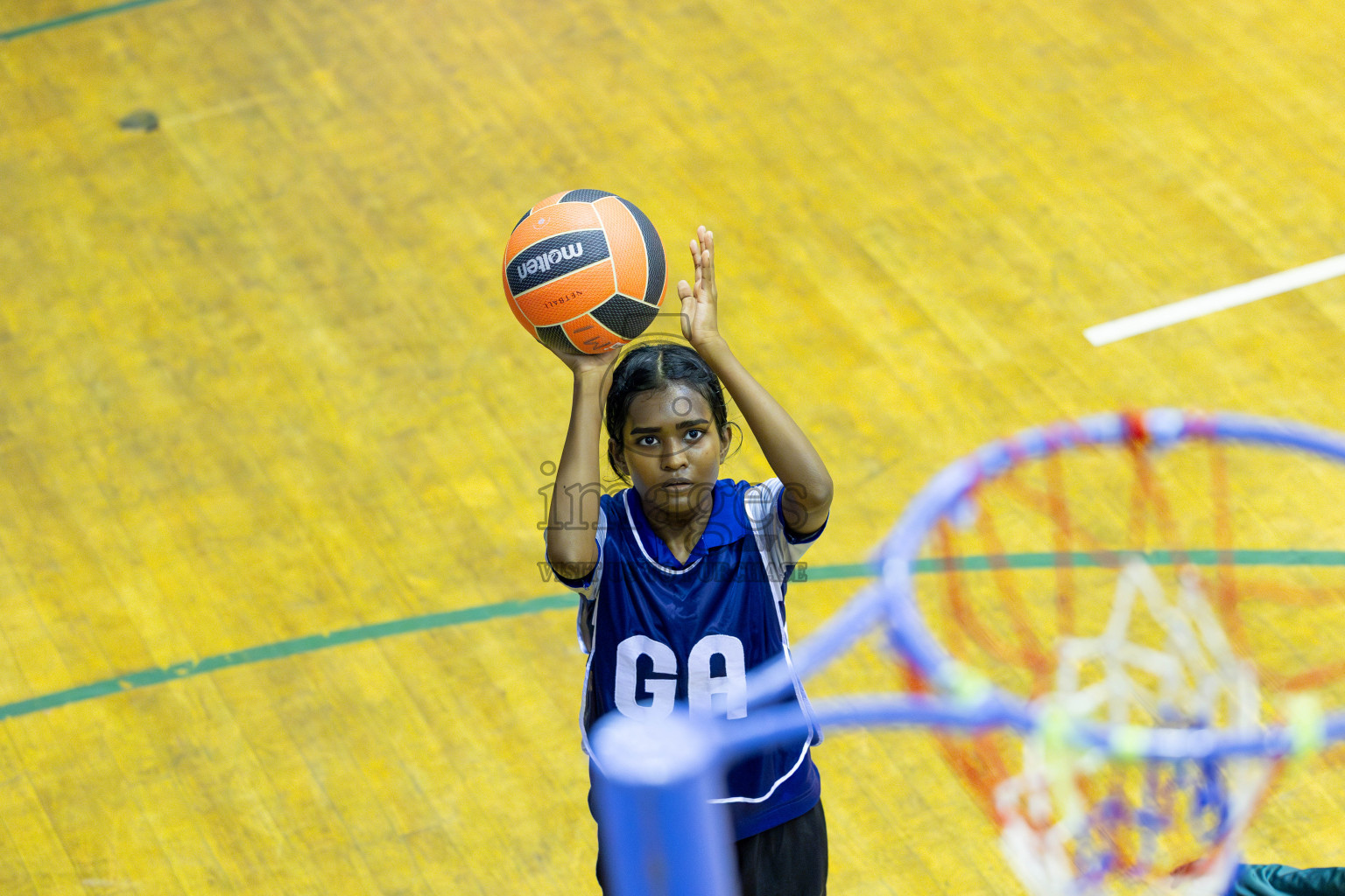 Day 13 of 25th Inter-School Netball Tournament was held in Social Center at Male', Maldives on Saturday, 24th August 2024. Photos: Mohamed Mahfooz Moosa / images.mv