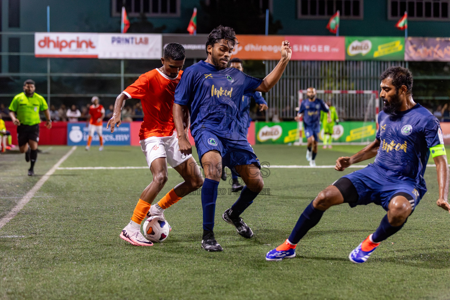 Club Immigration vs Dhiraagu
 in Club Maldives Cup 2024 held in Rehendi Futsal Ground, Hulhumale', Maldives on Tuesday, 24th September 2024. 
Photos: Hassan Simah / images.mv