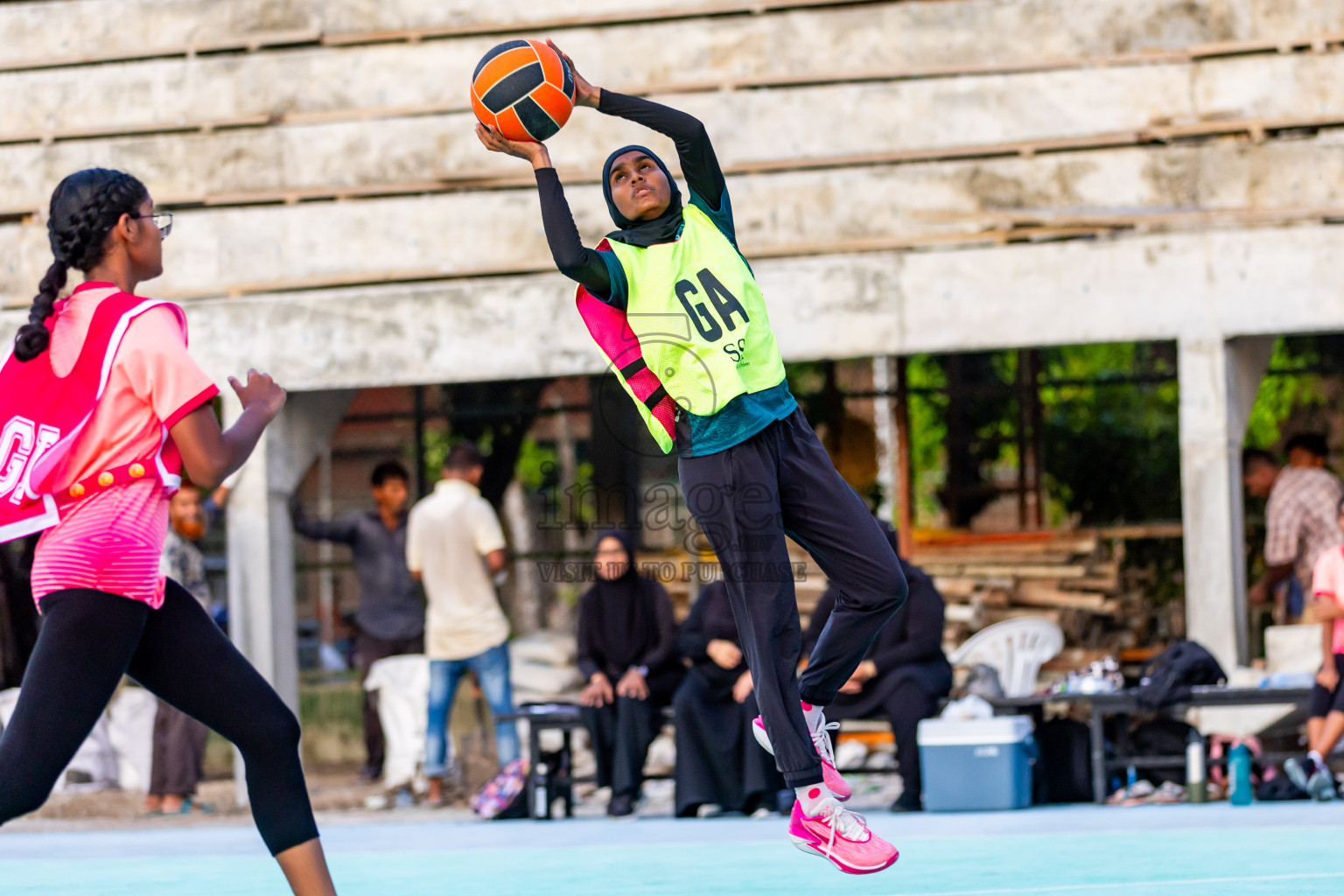 Day 4 of 23rd Netball Association Championship was held in Ekuveni Netball Court at Male', Maldives on Wednesday, 1st May 2024. Photos: Nausham Waheed / images.mv