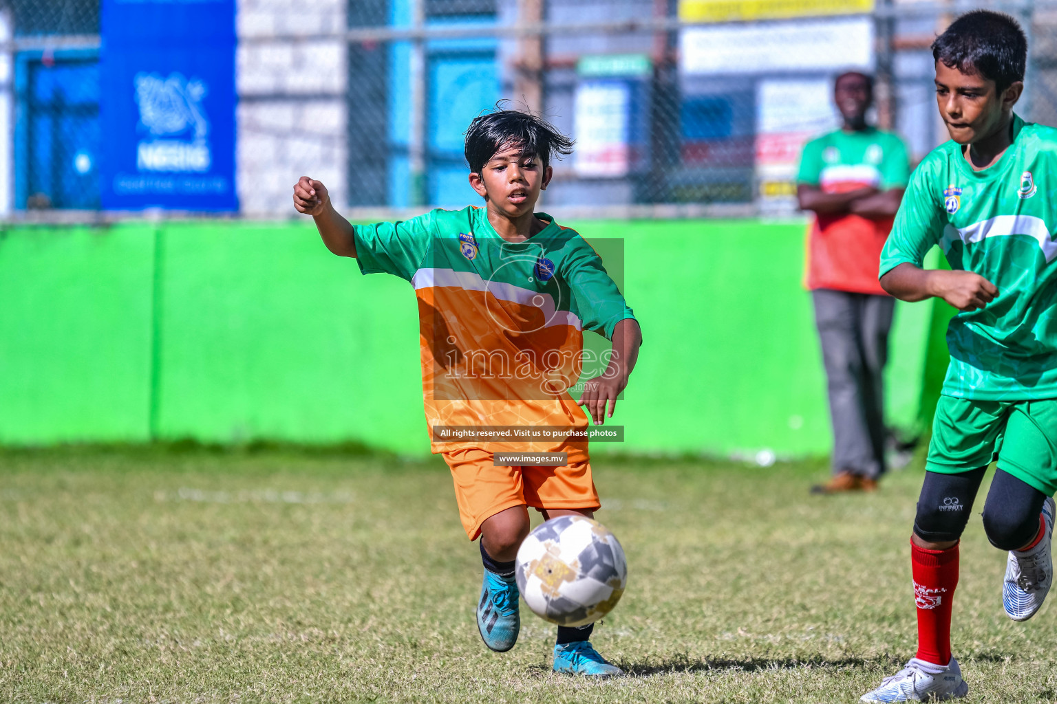 Day 2 of Milo Kids Football Fiesta 2022 was held in Male', Maldives on 20th October 2022. Photos: Nausham Waheed/ images.mv