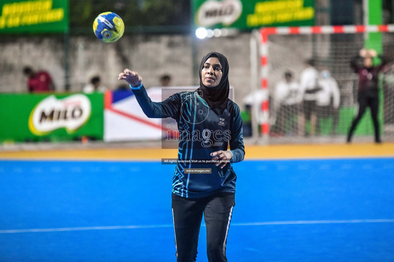 Day 8 of Milo 6th Inter Office Handball Tournament 2022 - Photos by Nausham Waheed