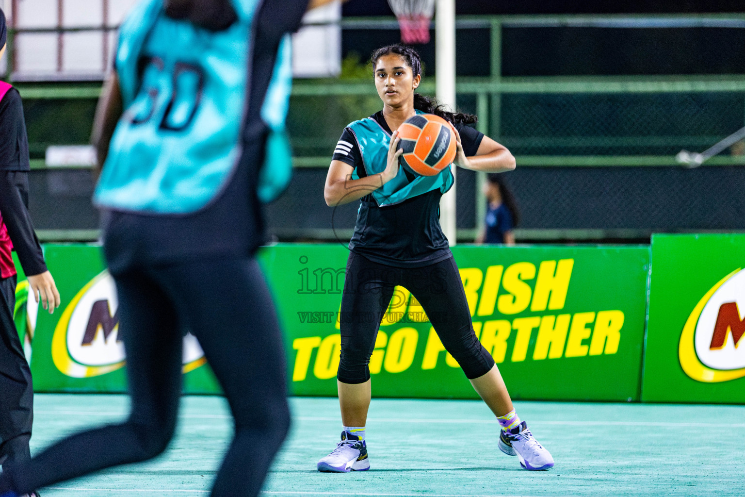 Final of MILO 3x3 Netball Challenge 2024 was held in Ekuveni Netball Court at Male', Maldives on Thursday, 20th March 2024. Photos: Nausham Waheed / images.mv