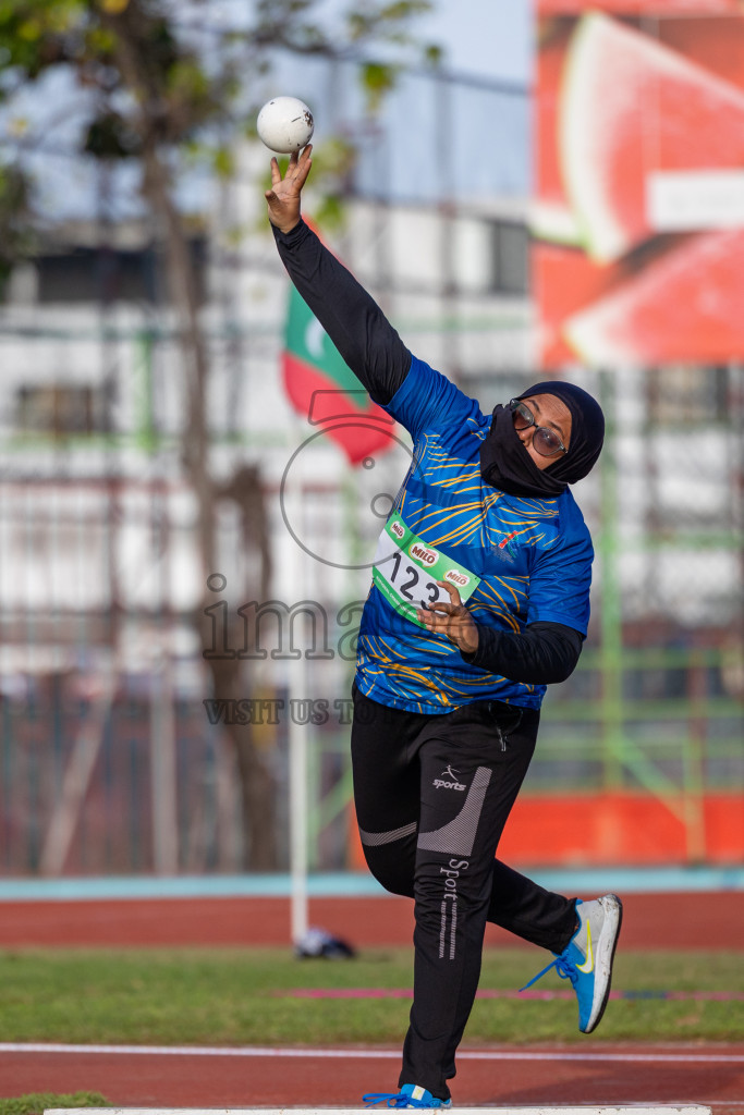 Day 2 of 33rd National Athletics Championship was held in Ekuveni Track at Male', Maldives on Friday, 6th September 2024. Photos: Shuu Abdul Sattar / images.mv