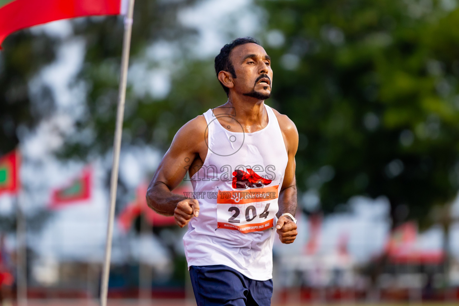 Day 1 of National Athletics Championship 2025 was held at Ekuveni Running Ground in Male', Maldives on Thursday, 14th August 2025. Photos: Nausham Waheed / images.mv