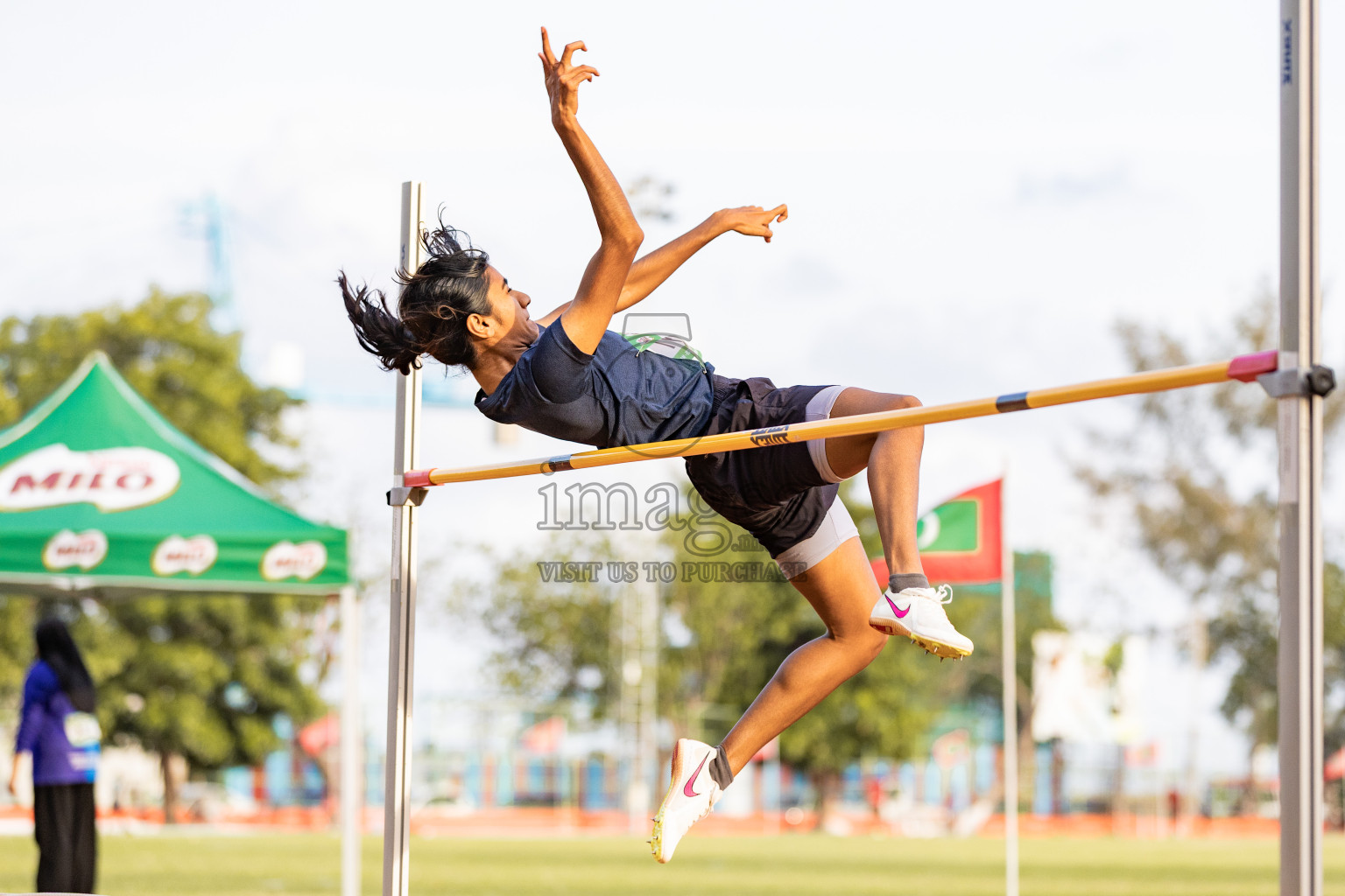Day 1 of National Athletics Championship 2025 was held at Ekuveni Running Ground in Male', Maldives on Thursday, 14th August 2025. Photos: Areef Adam / images.mv