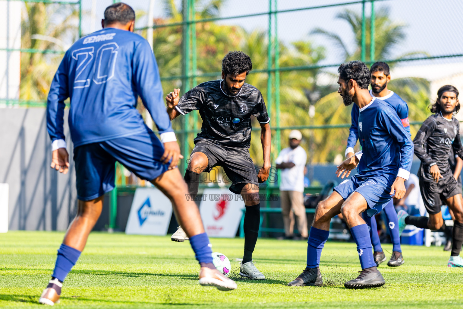 Invicto SC vs Escolar FC in Day 3 of BG Futsal Challenge 2024 was held on Thursday, 14th March 2024, in Male', Maldives Photos: Nausham Waheed / images.mv