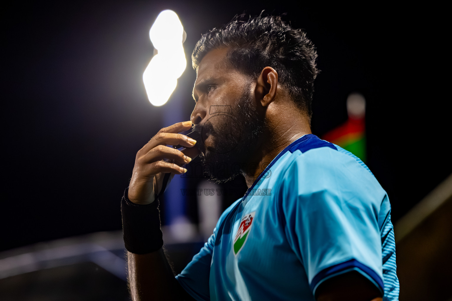 Eydhafushi vs Thulhaadhoo in Semi Finals of Better in Baa Futsal Fiesta 2025 Men's division held in B. Eydhafushi, Maldives on Saturday, 15th November 2025. Photos: Nausham Waheed / images.mv