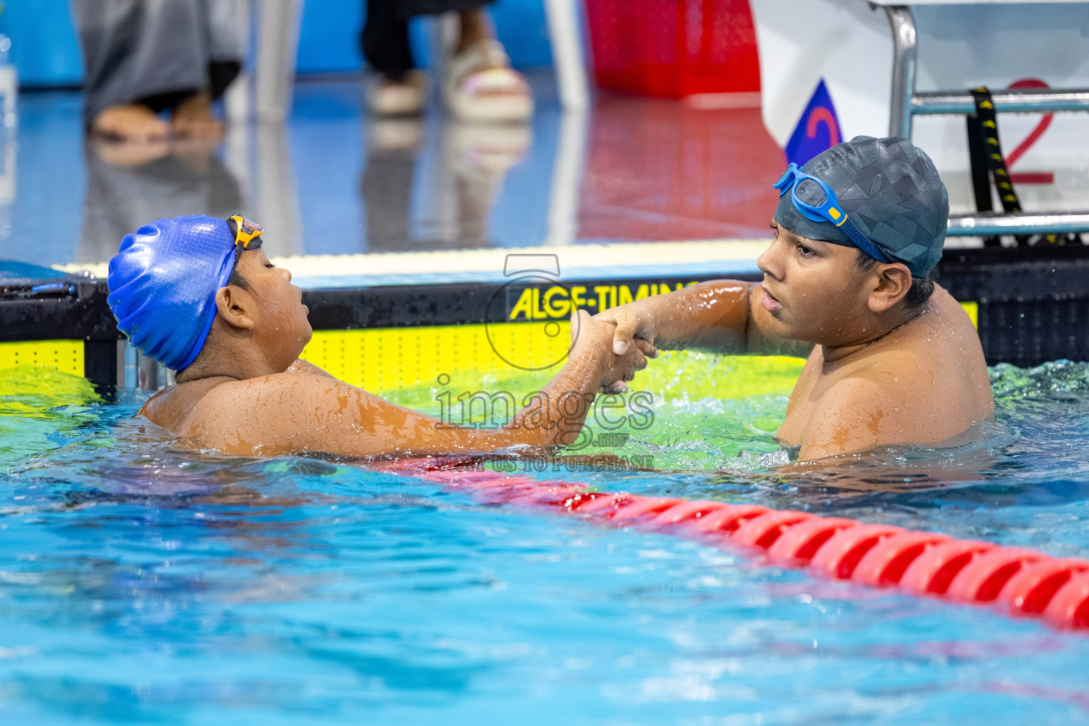 Day 4 of BML 21st Interschool Swimming Competition 2025 was held in Hulhumale' Swimming Pool, Hulhumale', Maldives on Tuesday, 14th October 2025. Photos: Mohamed Mahfooz Moosa / images.mv