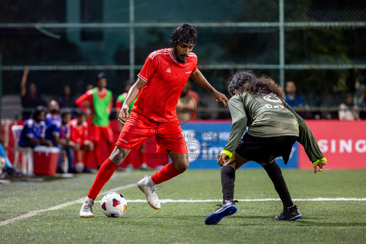 Ooredoo Maldives vs Fahi Rc in Club Maldives Cup 2024 held in Rehendi Futsal Ground, Hulhumale', Maldives on Tuesday, 25th September 2024. Photos: Nausham Waheed/ images.mv