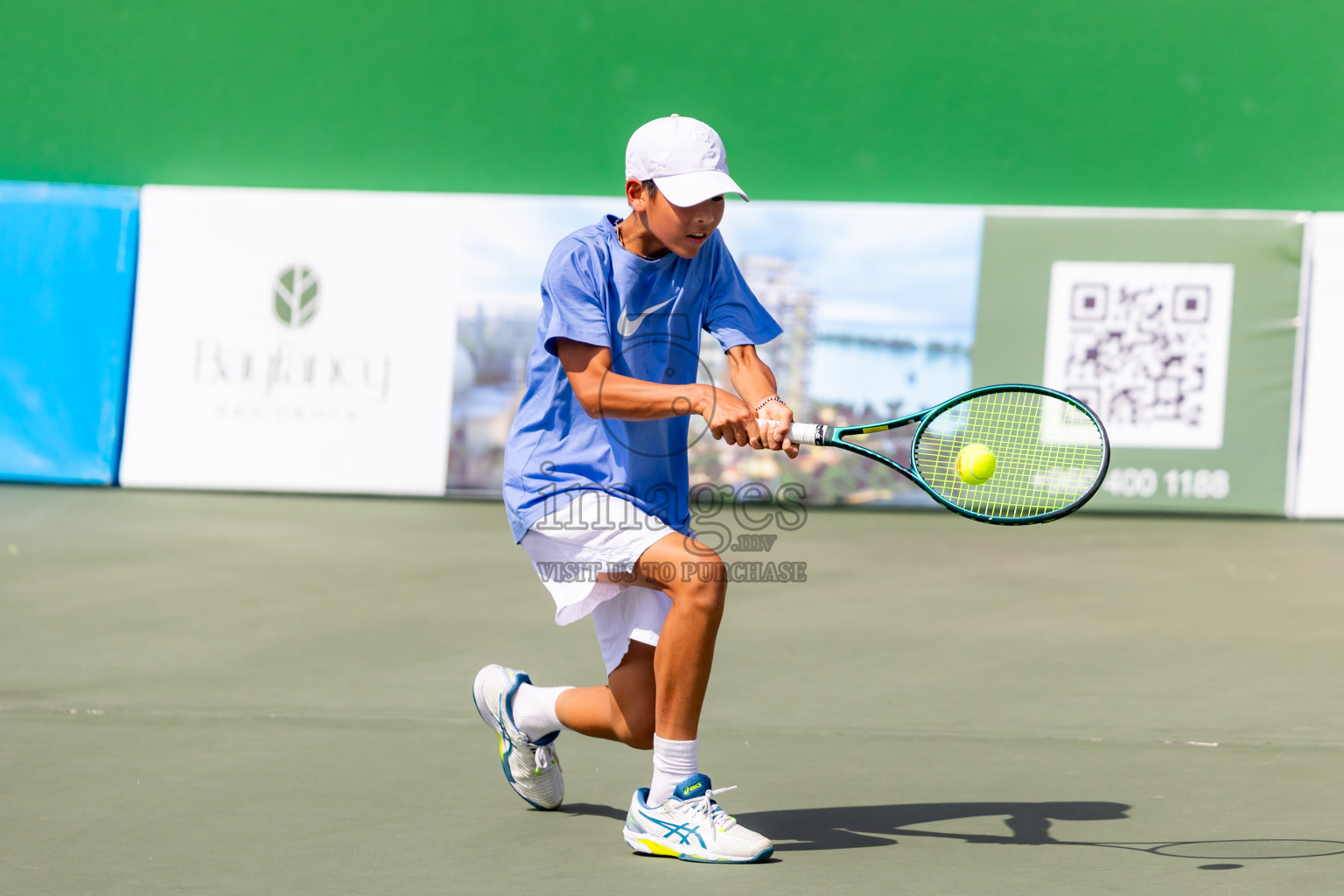 Day 2 of ATF Maldives Junior Open Tennis was held in Male' Tennis Court, Male', Maldives on Tuesday, 10th December 2024. Photos: Nausham Waheed / images.mv