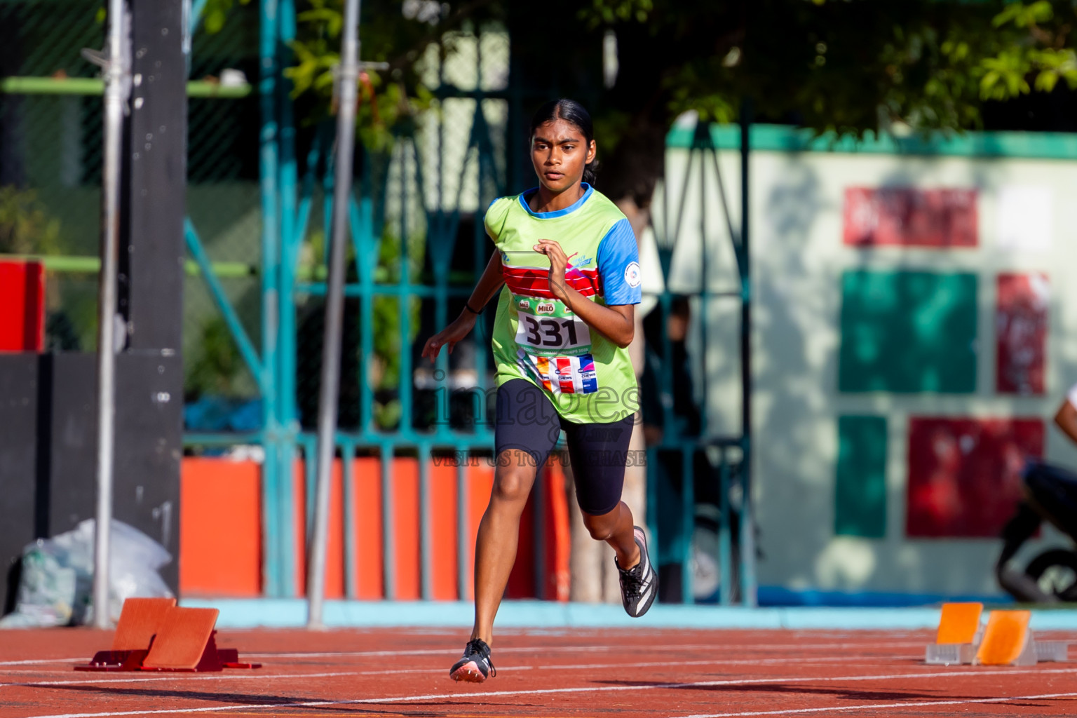 Day 1 of 12th Milo Association Championships was held in Ekuveni Track at Male', Maldives on Thursday, 24th April 2025. Photos: Nausham Waheed / images.mv
