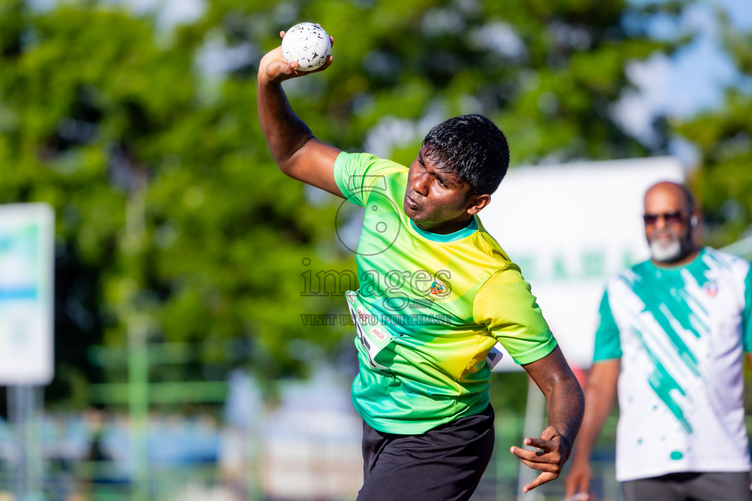 Day 2 of 12th Milo Association Championships was held in Ekuveni Track at Male', Maldives on Friday, 25th April 2025. Photos: Nausham Waheed / images.mv