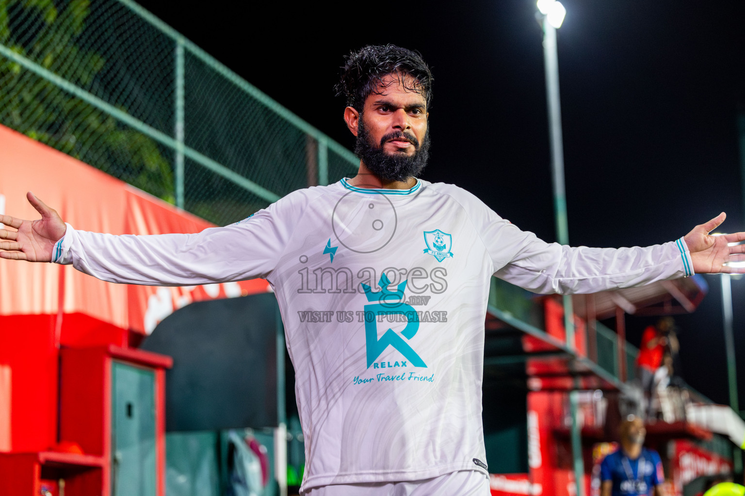 AA Bodufolhudhoo vs AA Thoddoo in Day 15 of Golden Futsal Challenge 2025 was held on Sunday, 19th January 2025, in Hulhumale', Maldives. Photos: Nausham Waheed / images.mv