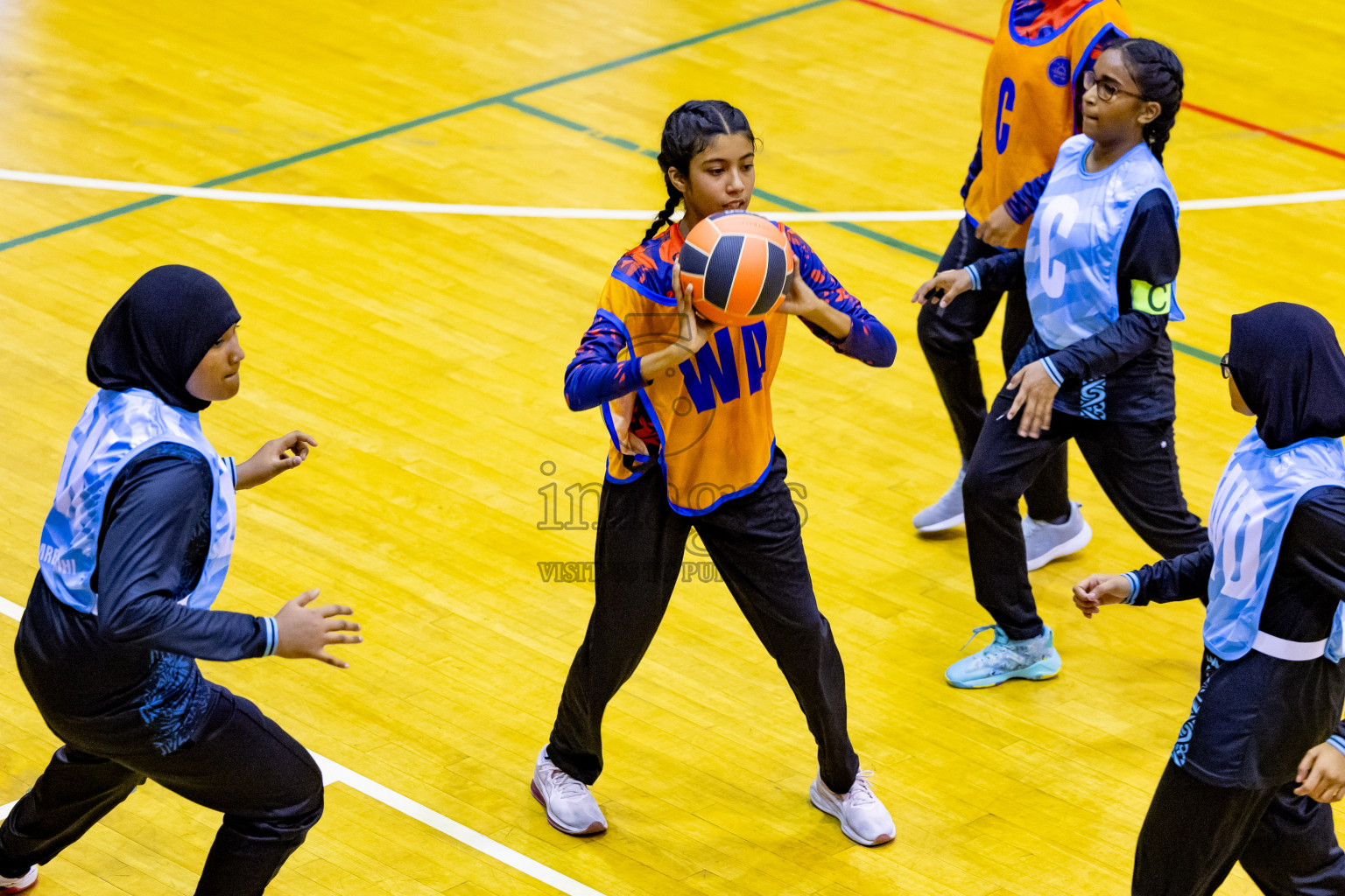 Day 2 of 25th Inter-School Netball Tournament was held in Social Center at Male', Maldives on Saturday, 10th August 2024. Photos: Nausham Waheed / images.mv