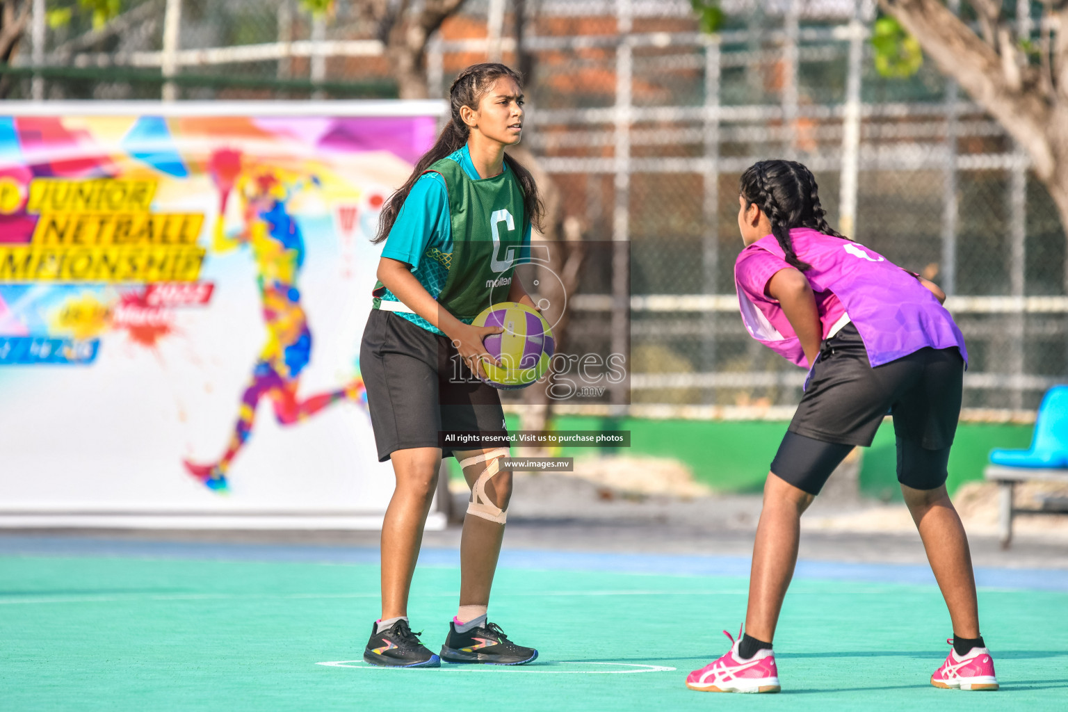 Day 11 of Junior Netball Championship 2022 held in Male', Maldives. Photos by Nausham Waheed