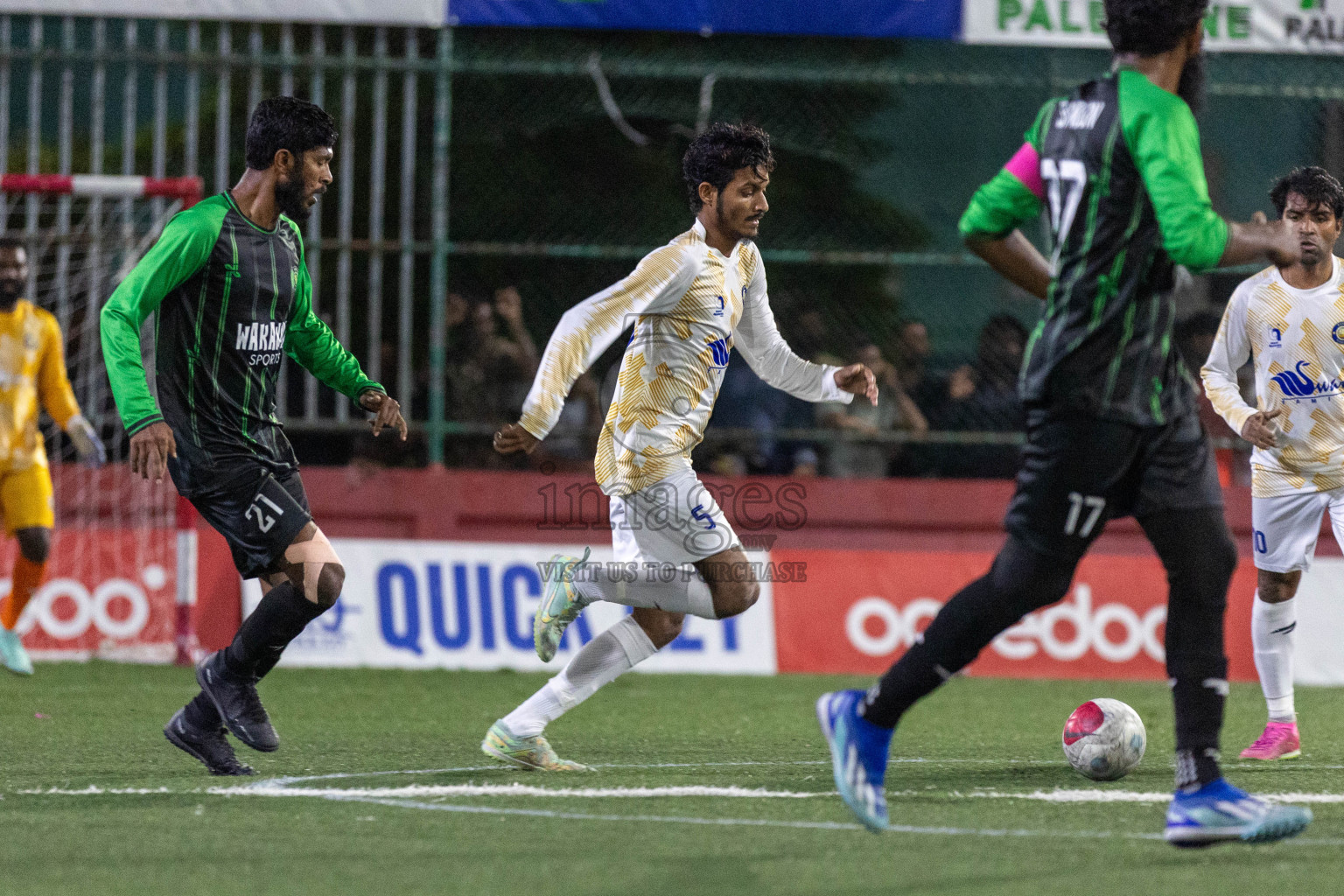 HA Vashafaru VS HA Baarah in Day 13 of Golden Futsal Challenge 2024 was held on Saturday, 27th January 2024, in Hulhumale', Maldives Photos: Nausham Waheed / images.mv