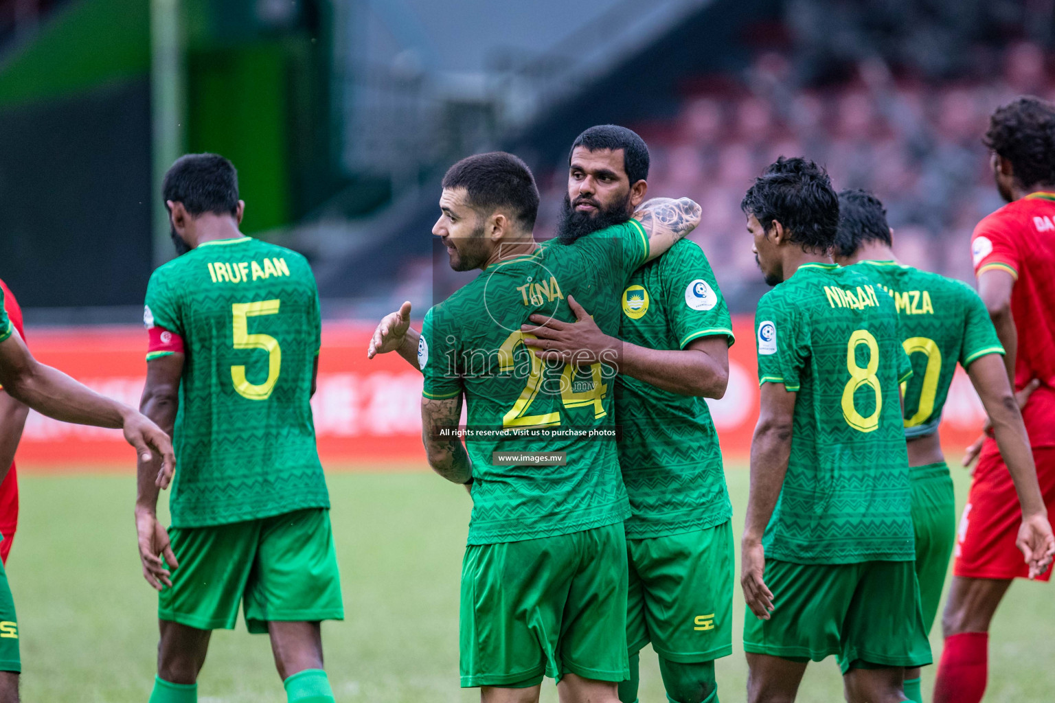 Maziya vs Da Grande in the Dhivehi Premier League 2022 on 22nd July 2022, held in National Football Stadium, Male', Maldives Photos: Nausham waheed / Images.mv