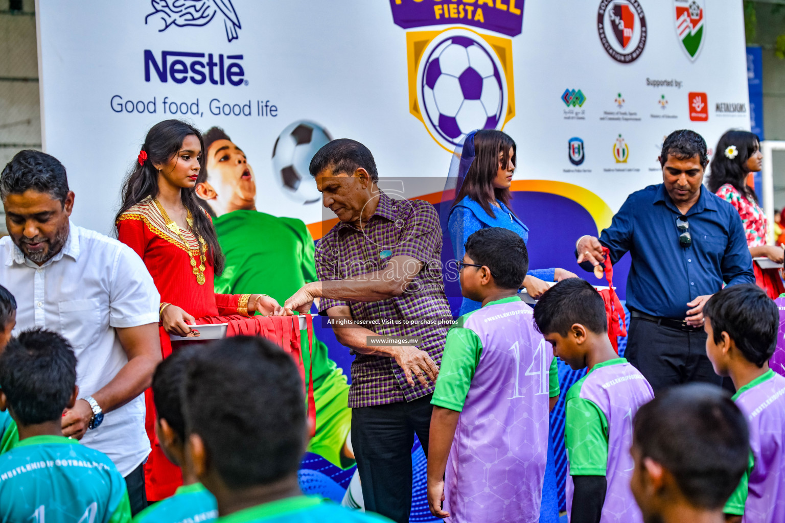 Day 4 of Milo Kids Football Fiesta 2022 was held in Male', Maldives on 22nd October 2022. Photos: Nausham Waheed / images.mv