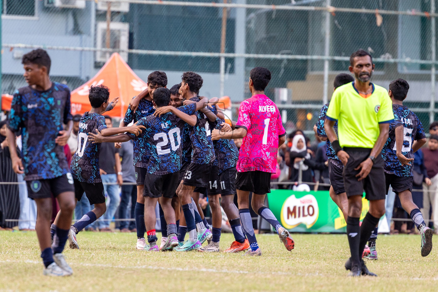 Day 4 of MILO Academy Championship 2024 (U-14) was held in Henveyru Stadium, Male', Maldives on Sunday, 3rd November 2024. Photos: Hassan Simah / Images.mv