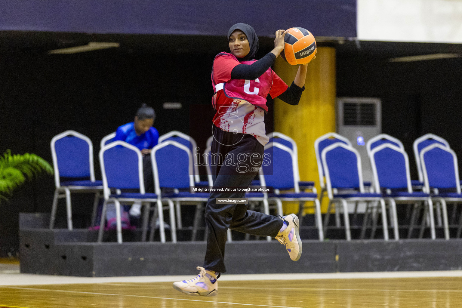 Day7 of 24th Interschool Netball Tournament 2023 was held in Social Center, Male', Maldives on 2nd November 2023. Photos: Nausham Waheed / images.mv