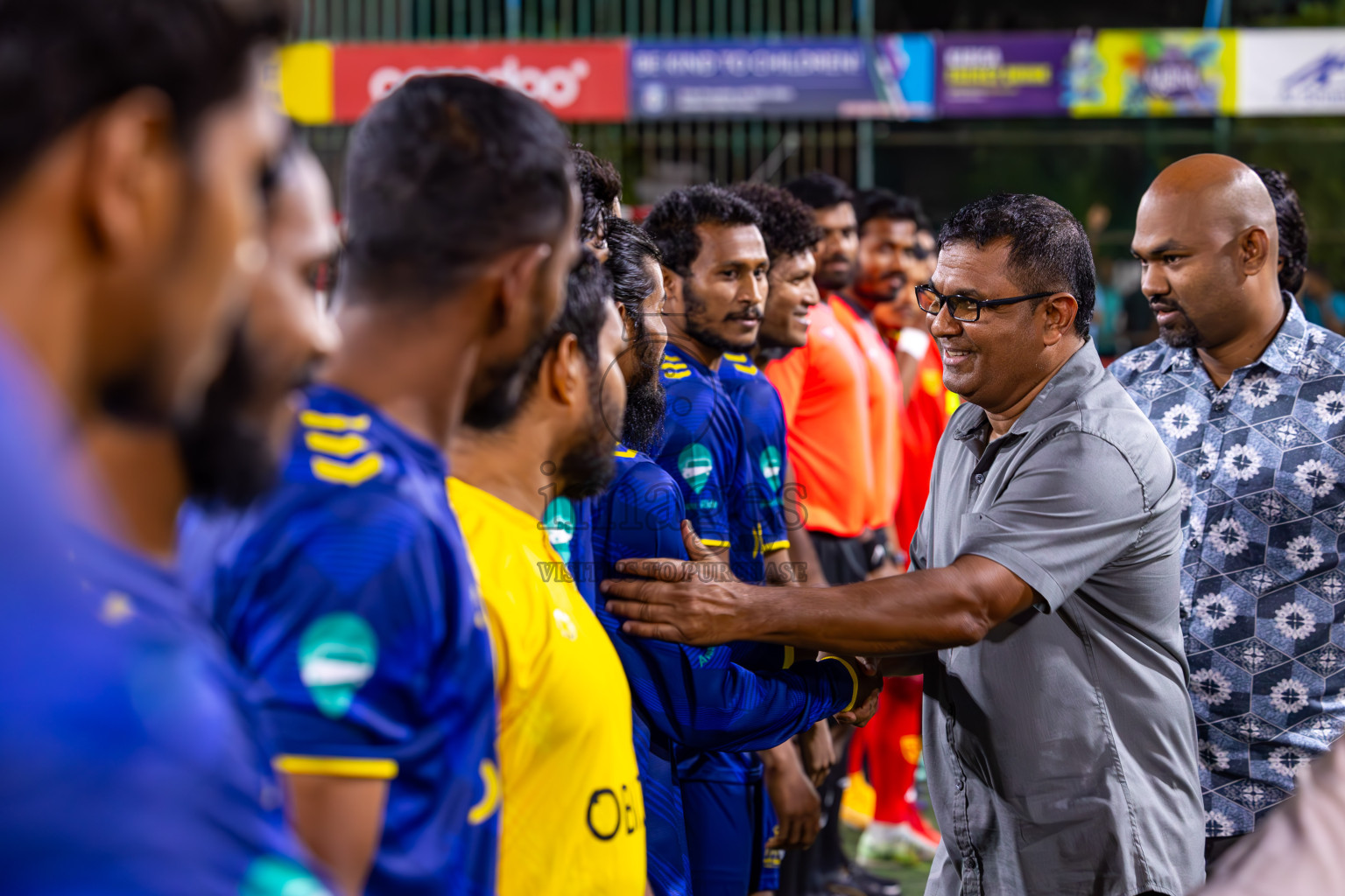 B Eydhafushi vs B Thulhaadhoo in Day 29 of Golden Futsal Challenge 2024 was held on Tuesday , 13th February 2024 in Hulhumale', Maldives Photos: Ismail Thoriq / images.mv