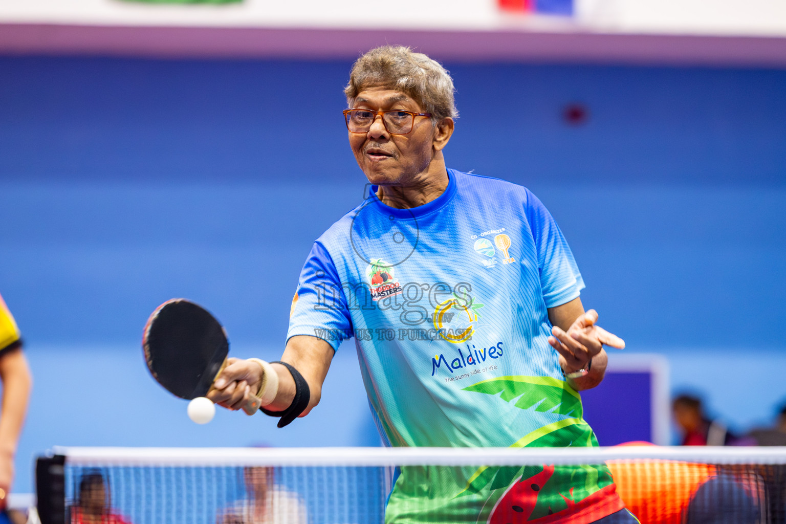 Day 2 of 1st Thoddoo Masters Table Tennis Tournament was held on Friday, 22nd August 2025 in AA Thoddoo, Maldives. Photos: Nausham Waheed / images.mv