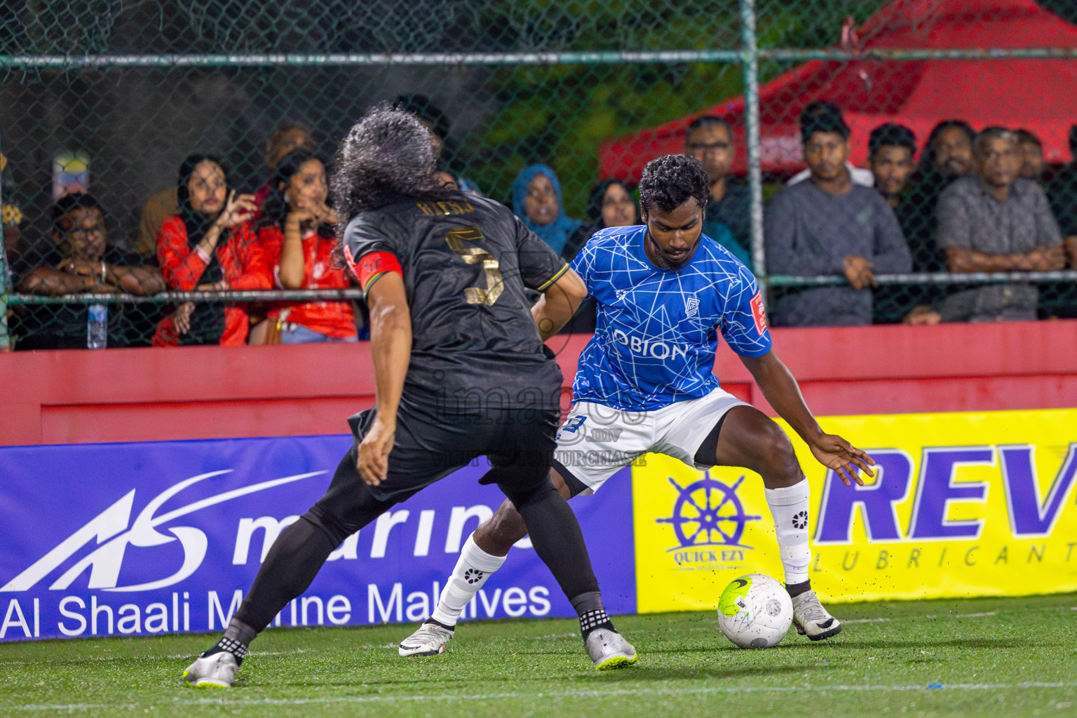 HA Utheemu vs HDh Naivaadhoo on Day 33 of Golden Futsal Challenge 2024, held on Sunday, 18th February 2024, in Hulhumale', Maldives Photos: Mohamed Mahfooz Moosa / images.mv