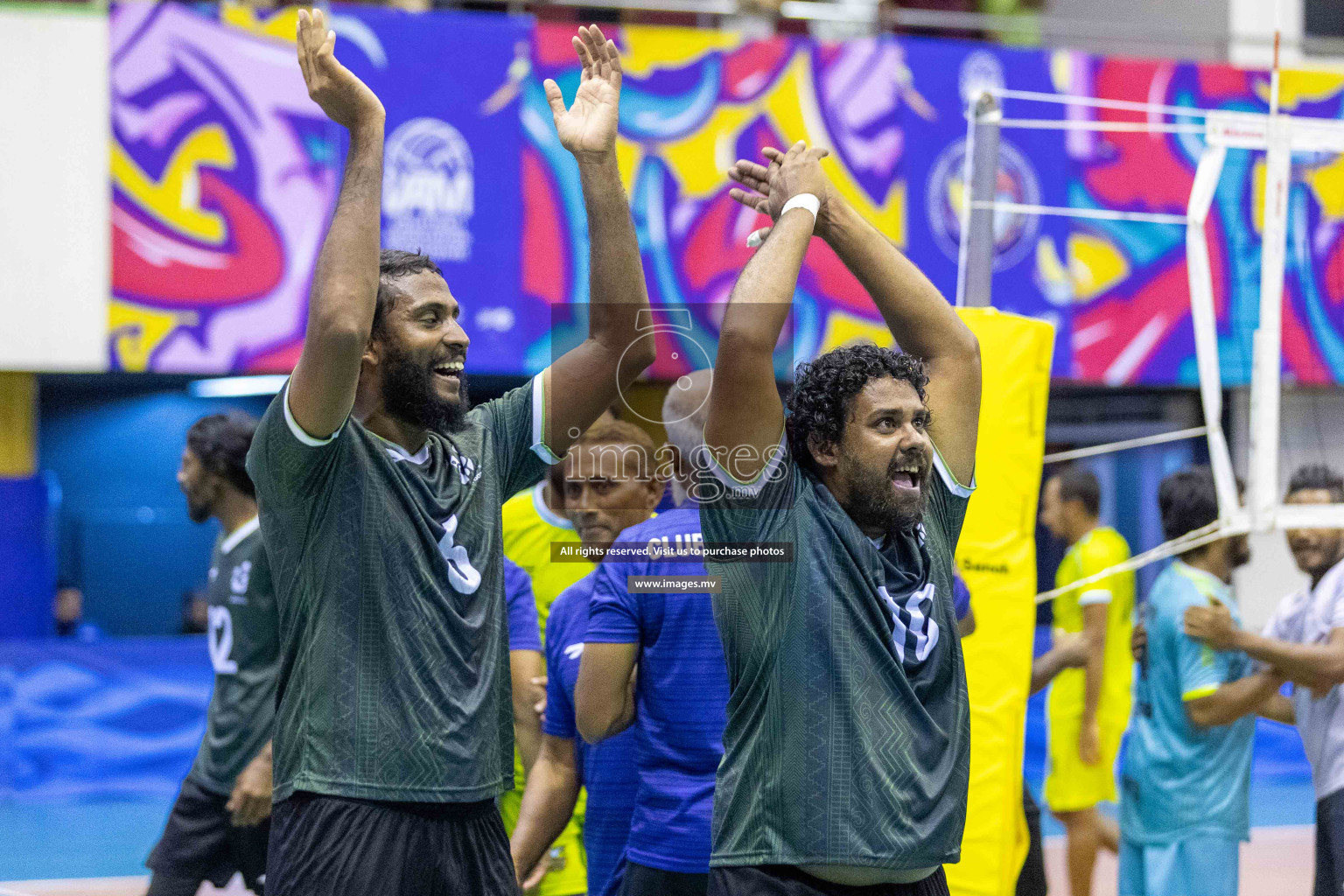 Final of Inter Company-Office Volleyball Tournament 2023 was held in Social Center, Male', Maldives on Saturday, 20th May 2023.  Photos: Ismail Thoriq / images.mv