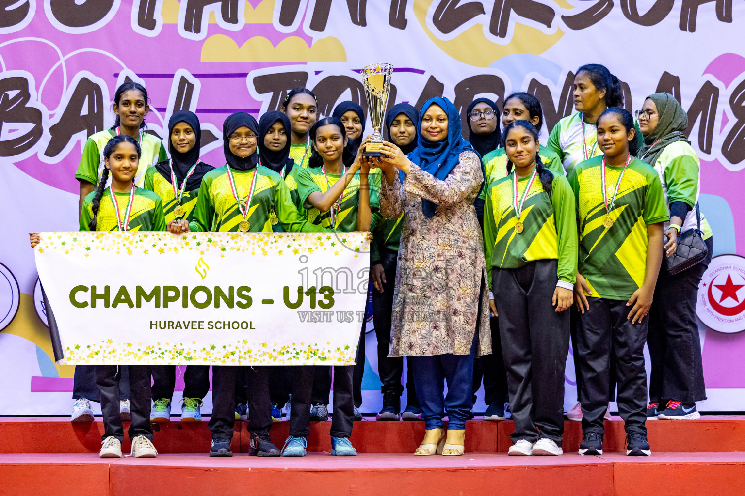 Closing Ceremony of Inter-school Netball Tournament held in Social Center at Male', Maldives on Monday, 26th August 2024. Photos: Hassan Simah / images.mv