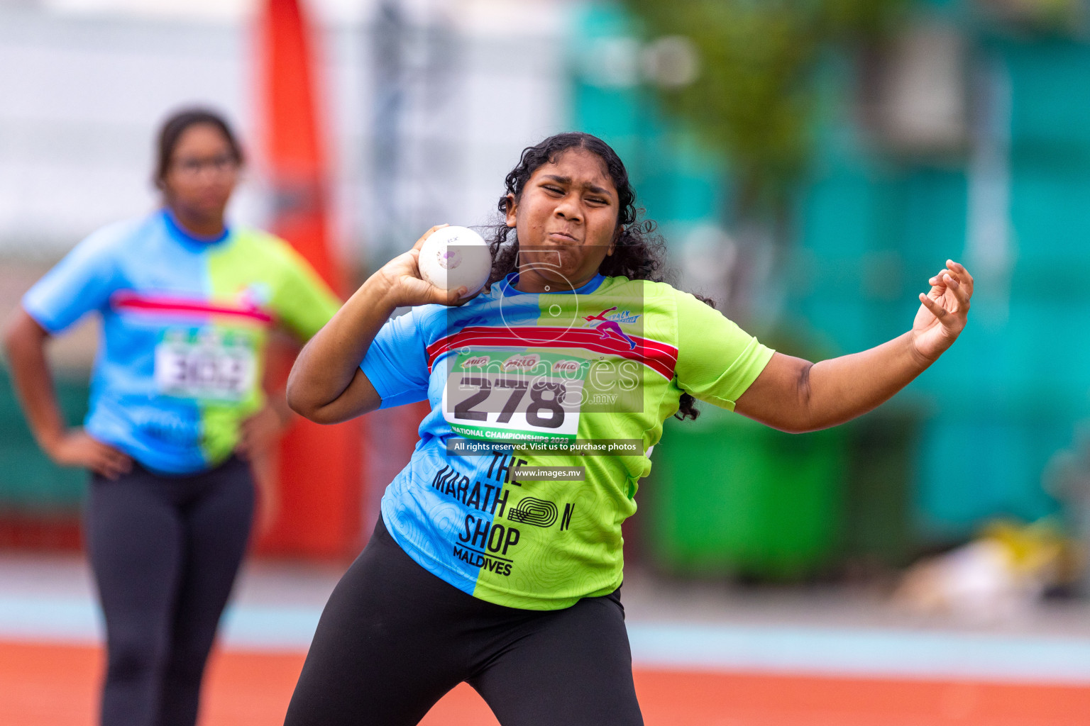 Day 2 of National Athletics Championship 2023 was held in Ekuveni Track at Male', Maldives on Friday, 24th November 2023. Photos: Nausham Waheed / images.mv